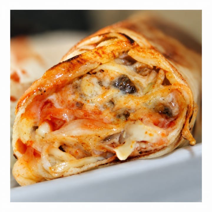 Chicken Single Sausage Shawarma