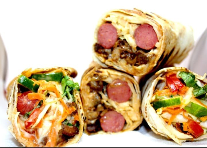Combo Double Sausage Shawarma